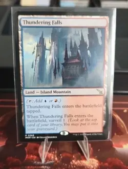 Magic The Gathering Thundering Falls #269 Rare Land Murders at Karlov Manor LP+ - Image 1
