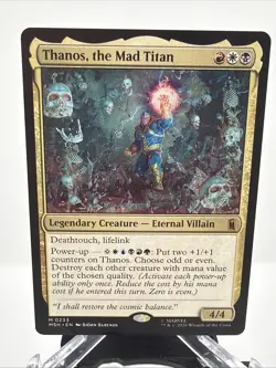 Thanos The Mad Titan #233 Mythic Marvel MTG Magic Super Heroes MSH NM - Image 2