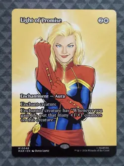 MTG Light of Promise #0046 Borderless Mythic Marvel Universe Eternal-Legal (MAR) - Image 2