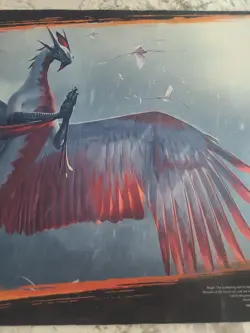 Magic The Gathering Dragonlord Ojutai Playmat Dragons of Tarkir - Image 5