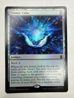 Cosmic Cube Marvel Super Heroes Foil NM - Image 1