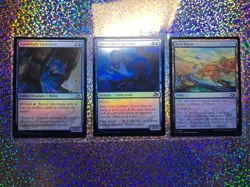 MTG Foil: 0259 Reef Roads; 0045 Guidelight Optimizer; 0044 Glitch Ghost Survivor - Image 1
