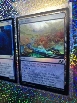 MTG Foil: 0259 Reef Roads; 0045 Guidelight Optimizer; 0044 Glitch Ghost Survivor - Image 3