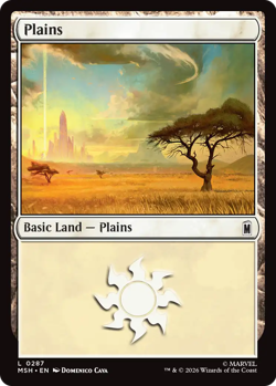 Plains 287 Foil MSH MTG - Image 1
