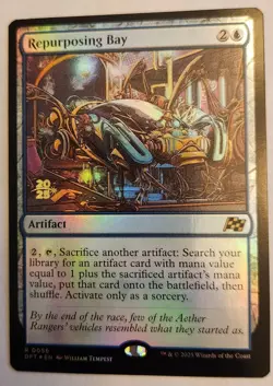 Repurposing Bay DFT #56 Prerelease Stamped Rare - Image 1
