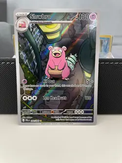 Pokemon Slowbro 090/084 - Pitch Black - Illustration Rare Holo Full Art TCG - Image 1