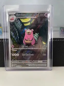 Pokemon Slowbro 090/084 - Pitch Black - Illustration Rare Holo Full Art TCG - Image 5