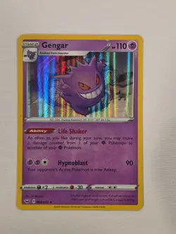 Pokemon TCG Gengar Sword & Shield Base Set 085/202 Holo Holo Rare - Image 2