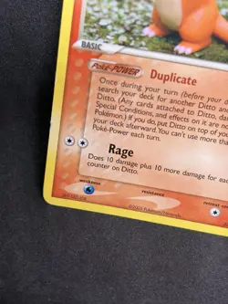 Pokemon TCG Ditto Charmander Delta Species Card 61/113 Regular Common MP - Image 5