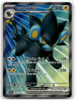 Luxray ex 195/167 Ultra Rare Twilight Masquerade Pokemon NM/M - Image 1