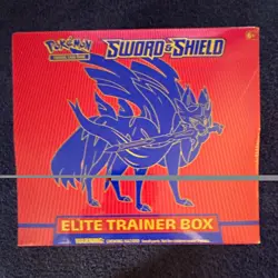Pokemon TCG Sword & Shield Elite Trainer Box, Zacian & Zamazenta, English 2020 - Image 1