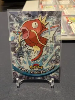 Topps Pokemon Magikarp 129 Series 3 Blue Logo Non-Holo Card TV Animation Edition - Image 1