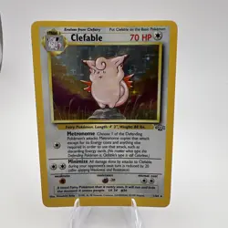 1999 POKEMON JUNGLE #1/64 CLEFABLE HOLO - Image 1