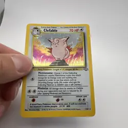 1999 POKEMON JUNGLE #1/64 CLEFABLE HOLO - Image 2