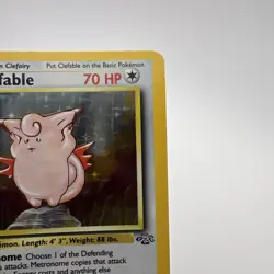 1999 POKEMON JUNGLE #1/64 CLEFABLE HOLO - Image 3