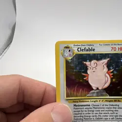 1999 POKEMON JUNGLE #1/64 CLEFABLE HOLO - Image 5