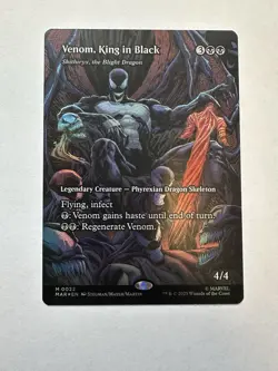 Magic The Gathering Spider-Man Venom King In Black Mythic Full Art Foil NM - Image 1
