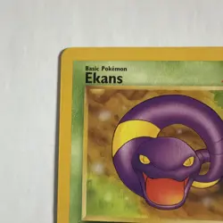 Ekans Base Set 1st Edition 46/62 Regular Common 40 HP English 1999 - Image 2