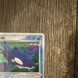 Pokemon TCG Kyogre Ex Ultra Rare Holo Crystal Guardians 95/100 EN - Image 3