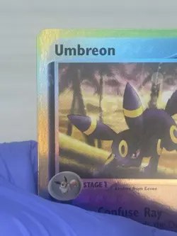 Umbreon 24/100 Reverse Holo EX Sandstorm Pokemon 2003 Near Mint -E READER SERIES - Image 2