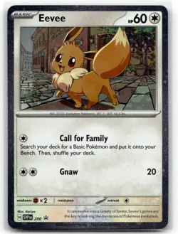 Eevee (Cosmos Holo) SVP 200 Promo Scarlet & Violet Promo Pokemon NM/M - Image 1