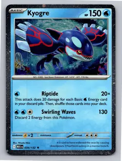 Kyogre (Cosmos Holo) 034/132 Rare Miscellaneous Cards & Products Pokemon NM - Image 1