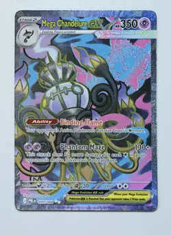 Pokemon TCG Mega Chandelure EX Full-Art Rare 99/084 Pitch Black - Image 1