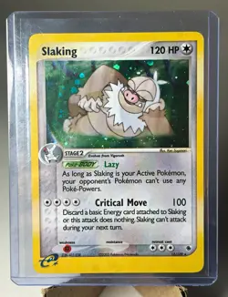 Slaking 12/109 Holo EX Ruby & Sapphire Rare Pokemon TCG - Image 1