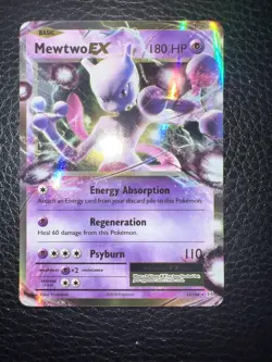 Pokemon TCG Mewtwo EX 52/108 XY Evolutions Ultra Rare Holo. NM/M - Image 1