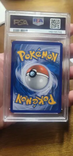 Foot SWIRL 2008 POKEMON Diamond & Pearl Majestic Dawn #5 GLACEON Holo PSA 7 - Image 2