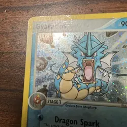 Pokemon Gyarados 8/107 Deoxys Holo Rare Stage English 2005 Damaged - Image 2