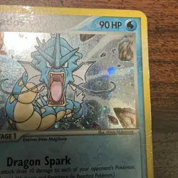 Pokemon Gyarados 8/107 Deoxys Holo Rare Stage English 2005 Damaged - Image 3
