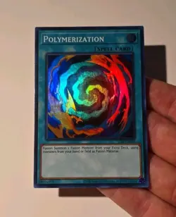 Yugioh Polymerization LOB-EN059 Super Rare NM - Image 3