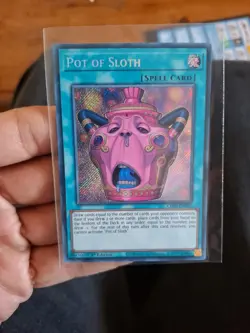 CORI-EN061 Pot of Sloth Secret Rare 1st Edition YuGiOh - Image 1