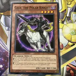 DUEA-EN090 GAIA, THE POLAR KNIGHT COMMON 1ST EDITION YuGiOh CARD - Image 1