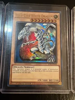 Yu-Gi-Oh! Blue-Eyes White Dragon LC01-EN004 LC25 Foil 4-Card Lot LE - Image 3