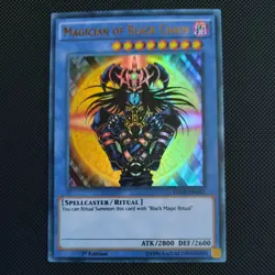 Magician of Black Chaos YGLD-ENC01 Yugi's Legendary Decks 1st Edition LP - Image 2