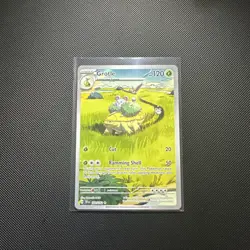 Pokemon TCG Grotle 164/162 Temporal Forces Illustration Rare Card - Image 1