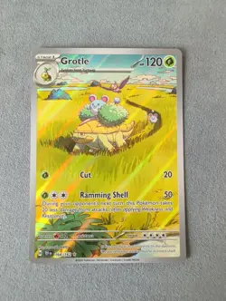 Pokemon TCG Grotle 164/162 Temporal Forces Illustration Rare Card - Image 1