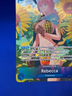 One Piece Royal Blood Rebecca OP10-058 Parallel Alternate Alt Art NM - Image 5