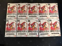 One Piece x Round1 Promo 10 Random Sealed Packs Official USA Exclusive NEW - Image 1