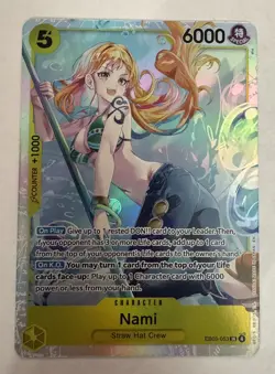 Nami EB03-053 SR NM One Piece Heroines English - Image 1