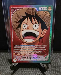 Monkey D Luffy (Alternate Art) OP13-001 Leader One Piece Carrying on His Will - Image 1