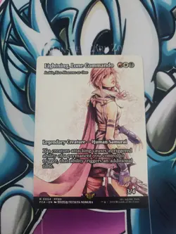 Lightning, Lone Commando (Isshin, Two Heavens as One) Non Foil MTG Final Fantasy - Image 1