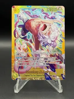 Bandai One Piece Card Game Monkey.D.Luffy EB04-061 SEC Holo ENG. - Image 1