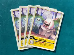 Tokomon ST3-01 Playset Starter Deck Heaven's Yellow Digimon Card Game x4 - Image 1