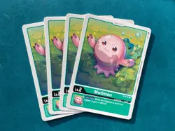 Motimon ST4-01 Playset Starter Deck Giga Green Digimon Card Game x4 - Image 1