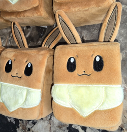 6 x *New* Lot Eevee Plush Deck Box Card Holder Storage Case Prismatic Evolutions - Image 2