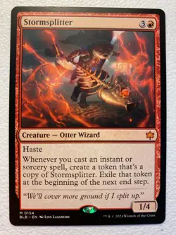 MTG 1x Stormsplitter # 154 Bloomburrow Modern Magic the Gathering Card x1 NM - Image 1