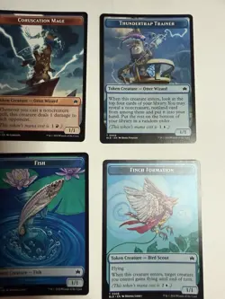 MTG Bloomburrow 22 Card Token Lot Rabbit Food Treasure Fish Otter - Image 4